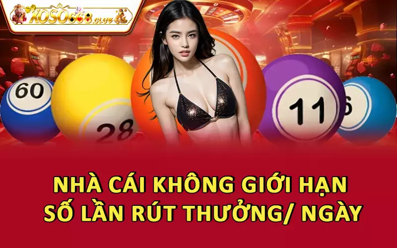 Nhà cái không giới hạn số lần rút thưởng/ ngày
